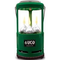 uco 9 hour 3 candle candleier lantern green