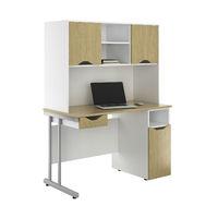 uclic create combination desk reflections white