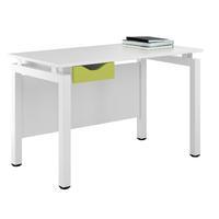 Uclic Engage Desk with Drawer 800mm Kaleidoscope White