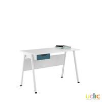 Uclic Aspire Desk with Drawer 1200mm Kaleidoscope Blue