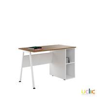 uclic aspire desk with cpu holder sylvan walnut