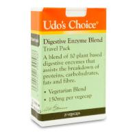 udos choice digestive enzyme blend travel pack 21 caps