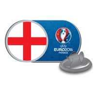 Uefa Euro 2016 Official Country Team Metal Crest Stud Pin Badge (england Fc)