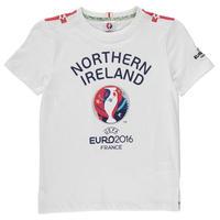 UEFA EURO 2016 Northern Ireland Graphic T Shirt Junior