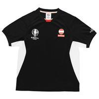 uefa euro 2016 austria poly t shirt junior