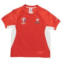 UEFA EURO 2016 Switzerland Poly T Shirt Junior