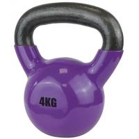 ufe vinyl coated kettlebell 4kg purple