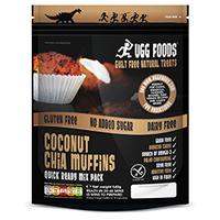 ugg foods coconut chia muffin mix 540g