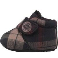 UGG Infant Bixbee Plaid Booties Black Leopard