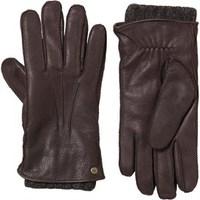 UGG Womens 2 In 1 Whipstitch Gloves Brown