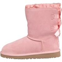 ugg kids bailey bow ruffles boots baby pink