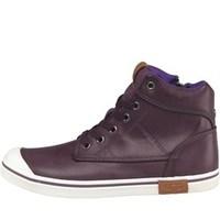 UGG Kids Damian Distressed Hi Top Trainers Electric Purple