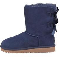 ugg kids bailey bow boots solid peacoat