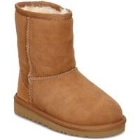 ugg australia classic girlss childrens snow boots in brown