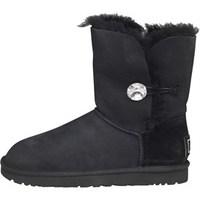 ugg womens bailey button bling boots black