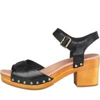 UGG Womens Janie Heeled Sandals Black