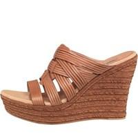 UGG Womens Melinda Wedge Sandals Suntan