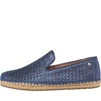 ugg womens sandrinne metallic basket espadrilles racing stripe blue