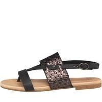 ugg womens verona metallic basket sandals black