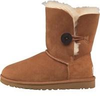 UGG Womens Bailey Brown Button Boots Chestnut