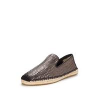 ugg sandrinne metallic leather espadrilles