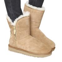 UGG Florence Zip Boot CHESTNUT SUEDE