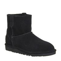 ugg classic unlined mini black suede