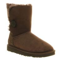 UGG Bailey Button CHOCOLATE SUEDE