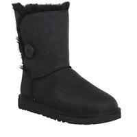 UGG Bailey Button BLACK LEATHER