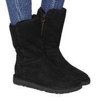 UGG Classic Lux Abree Short BLACK SUEDE