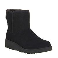 ugg classic slim kristin mini black suede