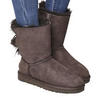 UGG Bailey Bow Calf Boots CHOCOLATE