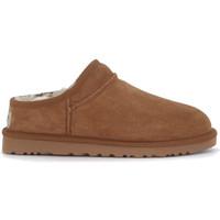 ugg slip on ugg classic slipper in brown suede womens clogs shoes in b ...