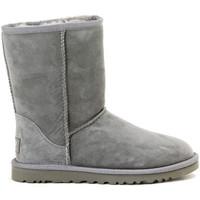 UGG CLASSIC SHORT GREY ANKLE BOOT women\'s High Boots in grey