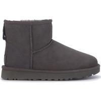 UGG UGG Classic II Mini ankle boots in grey suede women\'s Mid Boots in black