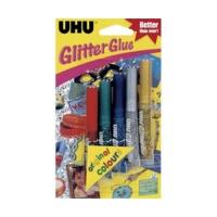 UHU Glitter Glue 6 pcs