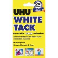 UHU White Tack 62g Handy Pack of 12 42196