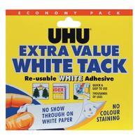 UHU White Tack 129g Economy Pack of 6 43527