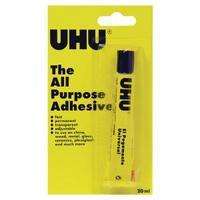 UHU All Purpose Adhesive 20ml Blister Card Pack of 10 44091