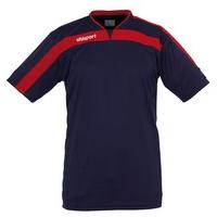 uhlsport liga football shirt navy red