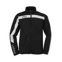 uhlsport liga woven jacket black white