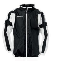 uhlsport cup rainjacket black white