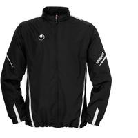 uhlsport team woven jacket black white