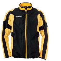 uhlsport cup woven jacket black yellow