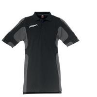 uhlsport cup polo shirt black