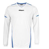 uhlsport team ls shirt white blue