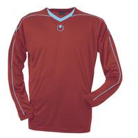 uhlsport stream ii ls shirt maroon