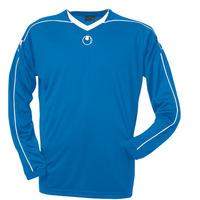 uhlsport stream ii ls shirt blue white