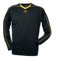 uhlsport stream ii ls shirt black yellow