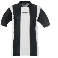 Uhlsport Retro Stripes SS Shirt (white-black)